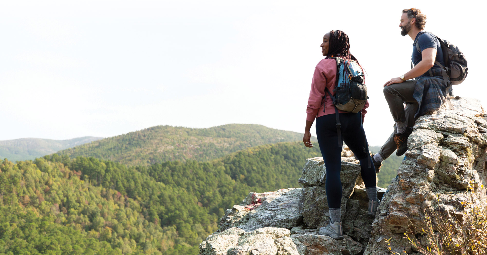 Two hikes on window rock in the Ouachita National Forest